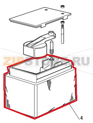 Becken/Schwimmerventileinheit Scotsman AF 80  Becken/Schwimmerventileinheit Scotsman AF 80Запчасть на сборочном чертеже под номером: 4Название запчасти Scotsman на немецком&nbsp;языке: Becken/Schwimmerventileinheit Scotsman AF 80
