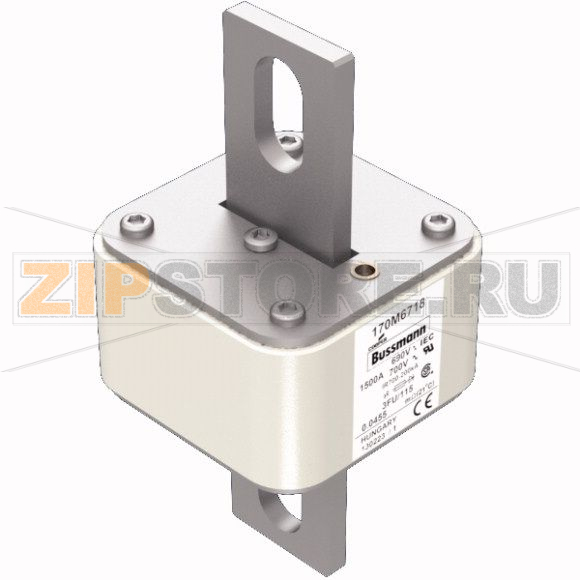 Предохранитель, 1100 A, AC 690 В, 200 кА, size 3, 67x92x155 мм, aR, IEC UL Eaton FUSE 1100A 69 