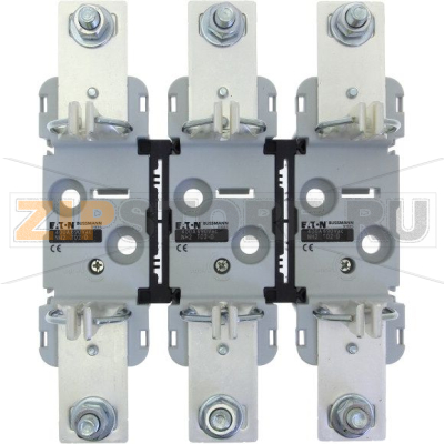 Держатель предохранителей, 400 A, AC 690 В, NH2, 3P, IEC Eaton NH2 Triple Pole base CE 