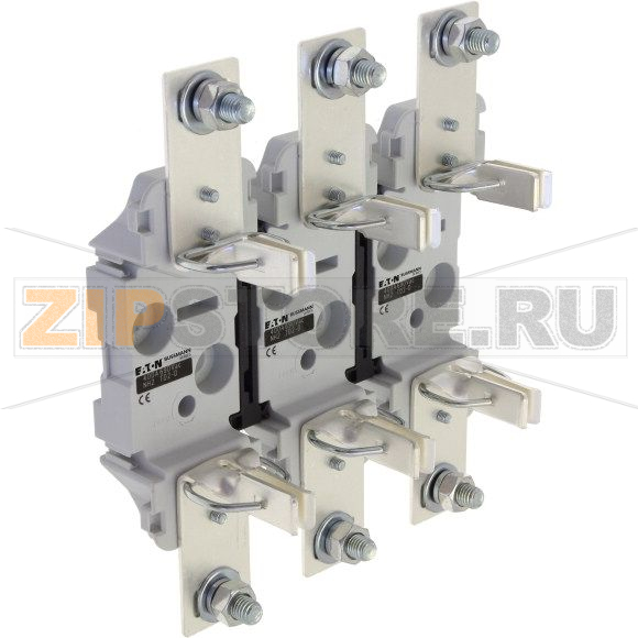 Держатель предохранителей, 400 A, AC 690 В, NH2, 3P, IEC Eaton NH2 Triple Pole base CE 