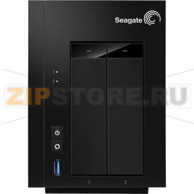 Хранилище сетевое 1200 МГц, 512 Мб, SATA, 2 установленных HDD, 120x170x218 мм Seagate STCT2000200 