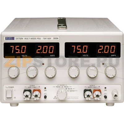 Блок питания лабораторный, регулируемый, 0-150 В/DC, 0-2 А, 300 Вт Aim-TTi EX752M 