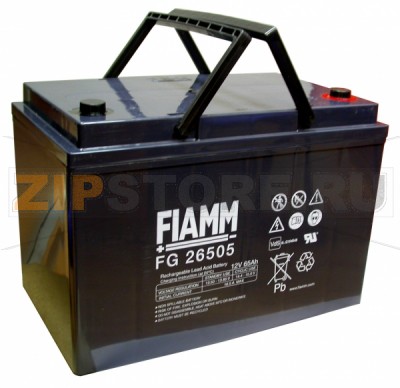 FIAMM FG 26505 Герметичные необслуживаемые аккумуляторы (АКБ) FIAMM FG 26505 Напряжение - 12 В; Емкость - 65 Ач; Габариты: длина 271 мм, ширина 166 мм, высота 190 мм, вес: 23.2 кг