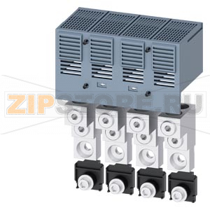 wire connector CU 2 cables 4 units accessory for: 3VA5/6 400/600 Siemens 3VA9474-0JE23 