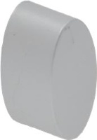 КНОПКА ЭЛЛИПТИЧЕСКАЯ 21X11 ММ СЕРЕБРИСТАЯ