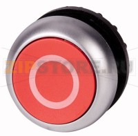 Головка кнопки без фиксации, красная с обозначением O Eaton M22-D-R-X0