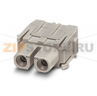 Модуль HEAVYCON для установки гнездовых контактных вставок Phoenix Contact HC-M-02-MOD-BU