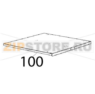 Coperchio Unox XL 413 Coperchio Unox XL 413Запчасть на деталировке под номером: 100
