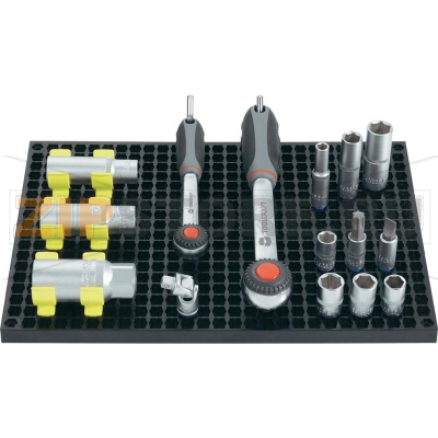 Панель перфорированная с 80 зажимами, 2 шт Toolcraft 553943 