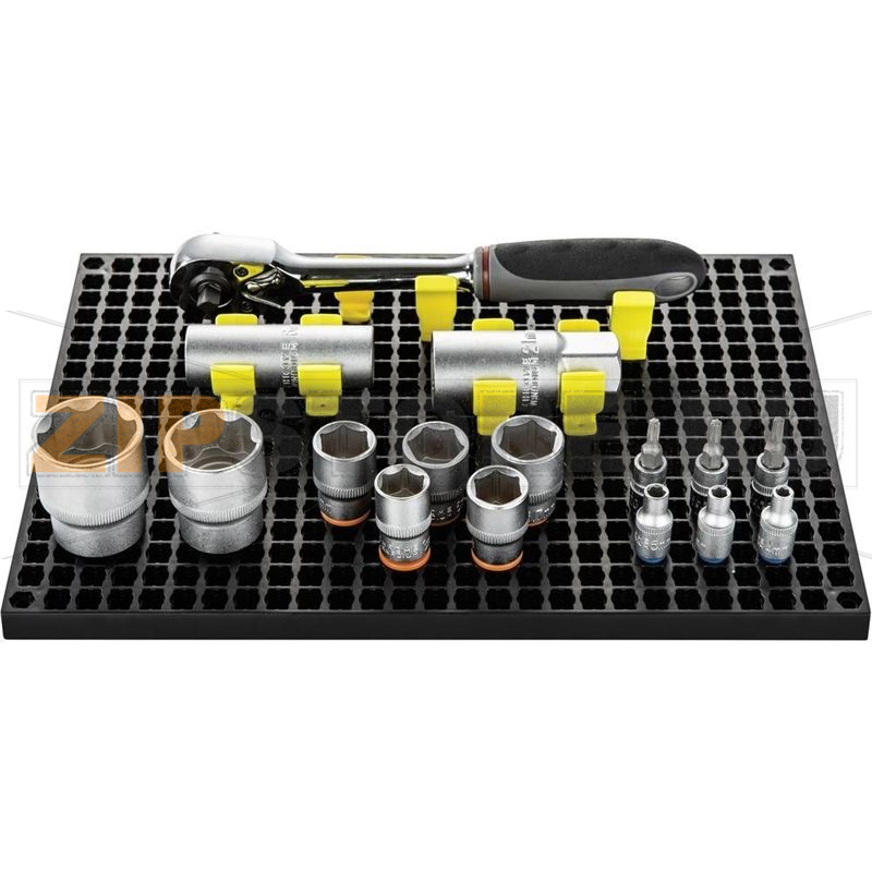Панель перфорированная с 80 зажимами, 2 шт Toolcraft 553943 