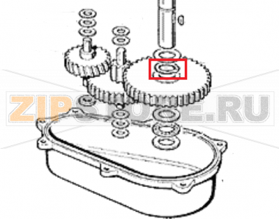 Сlip-ring  Scotsman MF 56 ASR  Сlip-ring Scotsman MF 56 ASRЗапчасть на сборочном чертеже под номером: 24Название запчасти Scotsman на немецком языке: Сlip-ring Scotsman MF 56 ASR