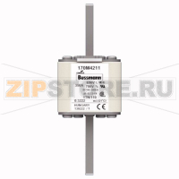 Предохранитель, 350 A, AC 690 В, 200 кА, DIN 1, 53x66x138 мм, aR, DIN, IEC Eaton FUSE 350A 690V