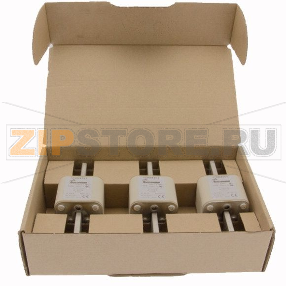 Предохранитель, 350 A, AC 690 В, 200 кА, DIN 1, 53x66x138 мм, aR, DIN, IEC Eaton FUSE 350A 690V 
