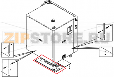 Bottom flap, condenser P3 CONVOTHERM OES 10.10   Bottom flap, condenser P3 CONVOTHERM OES 10.10Запчасть на сборочном чертеже под номером: 803Название запчасти на английском&nbsp;языке: Bottom flap, condenser P3 CONVOTHERM OES 10.10
