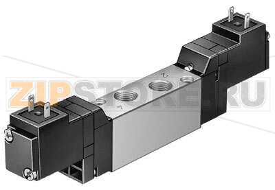 Распределитель с электроуправлением Festo JMEH-5/2-1/8-P-B 