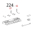 Dado M8, H=8, UNI5587, ottone-cromato Unox XBC 815G