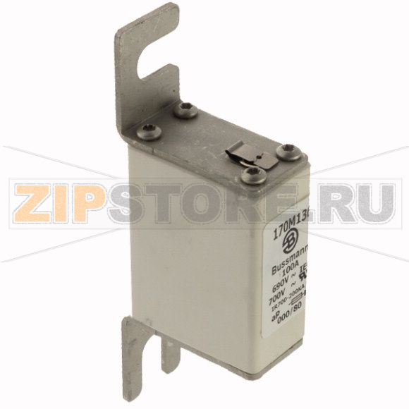 Предохранитель, 100 A, AC 690 В, 200 кА, DIN 000, 21x40x100 мм, aR, DIN, IEC Eaton FUSE 100A 69 
