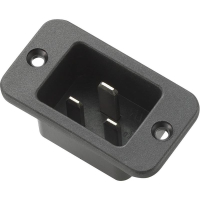 Розетка 16 А, IEC C20, черная, 1 шт TRU Components 717547