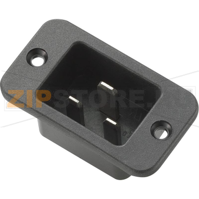 Розетка 16 А, IEC C20, черная, 1 шт TRU Components 717547 
