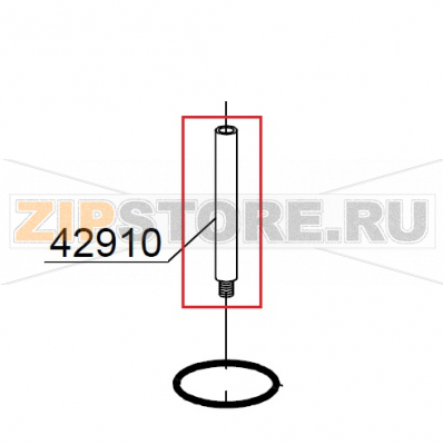 Ось нижняя ø 16x200 мм DIHR HT 11 Ось нижняя ø 16x200 мм DIHR HT 11Запчасть на деталировке под номером: 42910Название запчасти на английском языке: Rinse axle DIHR HT 11