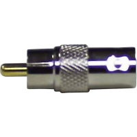Разъем BNC, штекер RCA, 1 шт TRU Components 741108