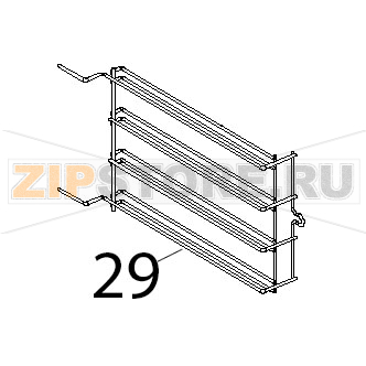 Griglia laterale DX/SX cromata 4TG, 600x400 L.M. rossell Unox XF 193 Griglia laterale DX/SX cromata 4TG, 600x400 L.M. rossell Unox XF 193Запчасть на деталировке под номером: 29