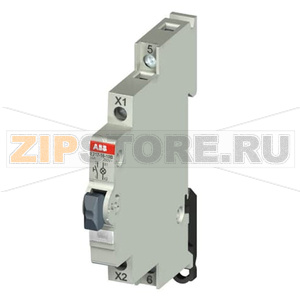 Выключатель кнопочный с подсветкой, E217-16-10B, белый ABB 2CCA703160R0001 