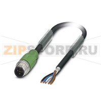 Кабель для датчика / исполнительного элемента Phoenix Contact SAC-5P-M12MS/ 2,0-PUR SH