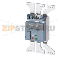 fixed-mounted molded case circuit breaker frame 1600; with RTC and 4AUX trip alarm switch S24; Icu "C" Icu=110kA @ 415V, 3-pole ETU350, LSI, In=1000A rotary coding switch Ir=400...1000A Isd=1...10xIn, Ii=1.5...15xIn N conductor protec. adjustable opt. w.