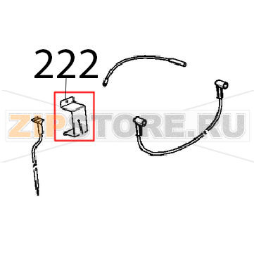 Omega fissaggio accenditore Unox XBC 615EG Omega fissaggio accenditore Unox XBC 615EGЗапчасть на деталировке под номером: 222