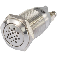 Зуммер миниатюрный 75 дБ, 12 В/DC, 1 шт TRU Components GQ19B-SM/R/12V
