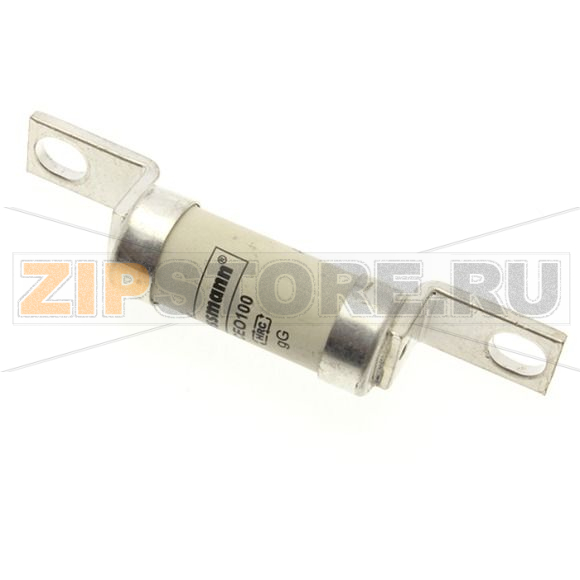 Предохранитель, 100 A, AC 500 В, 80 кА, BS88/A4, 25x110 мм, gL/gG, BS Eaton 100AMP 500V AC BS88 g 
