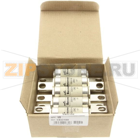 Предохранитель, 100 A, AC 500 В, 80 кА, BS88/A4, 25x110 мм, gL/gG, BS Eaton 100AMP 500V AC BS88 g 