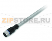 Кабель электропитания; Розетка M12L; прямая; 5-пол.; Длина: 10 м Wago 756-3501/050-100