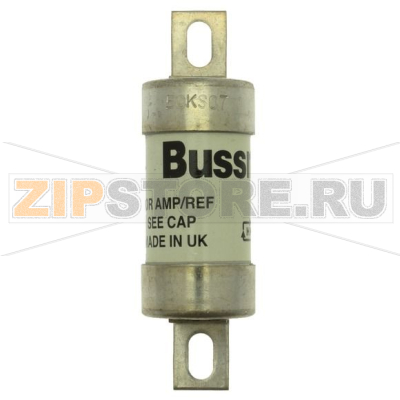 Предохранитель, 63 A, DC 500 В, 40 кА, BS88, 25x128 мм, gL/gG, BS Eaton 63A 500V INDUSTRIAL FUSE 