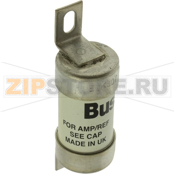 Предохранитель, 63 A, DC 500 В, 40 кА, BS88, 25x128 мм, gL/gG, BS Eaton 63A 500V INDUSTRIAL FUSE 
