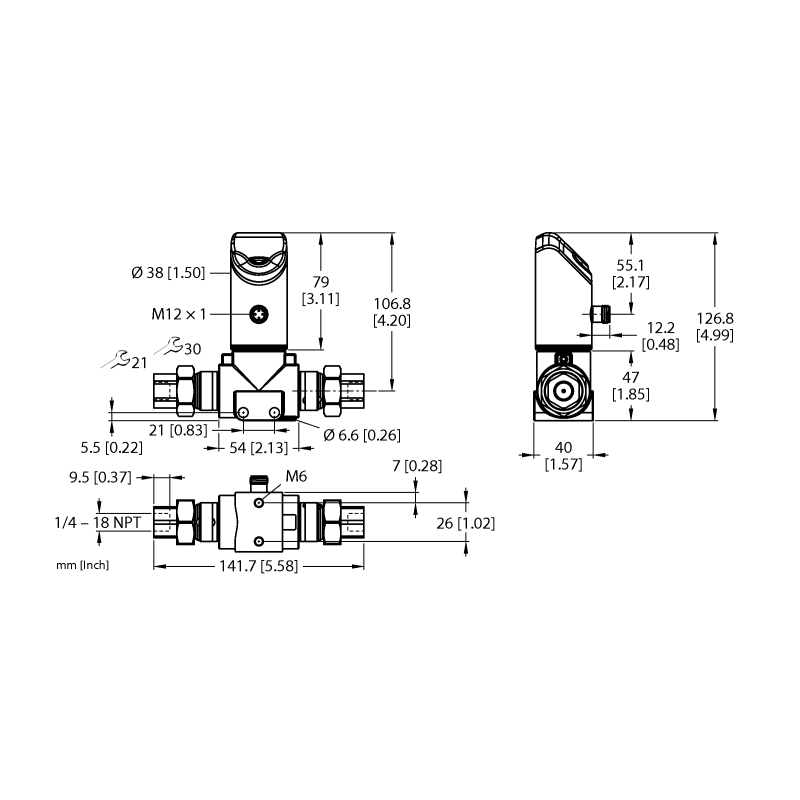 Датчик давления Turck PS325-1D-02-LI2UPN8-H1141 