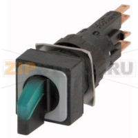 Головка переключателя, пластик, черная: 1 шт Eaton Q18LWK3R2-GN