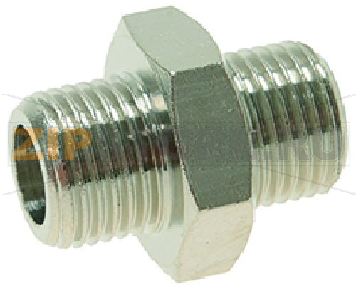 ФИТИНГ НИКЕЛИРОВАННЫЙ Ø 1/8"M-1/8"M 