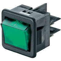 Переключатель клавишный 250 В/AC, 10 А, 1 x выкл/вкл, 1 шт SCI R13-105B-01 B/R