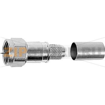 Разъем F, 75 Ом, 1 шт Telegärtner J01600A0007 
