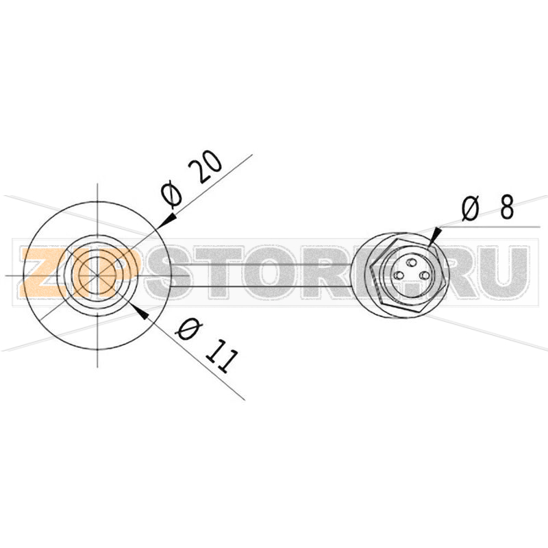 Модуль лазерный, красный, 16 МВт Picotronic LH650-16-24(20x80)-C500 