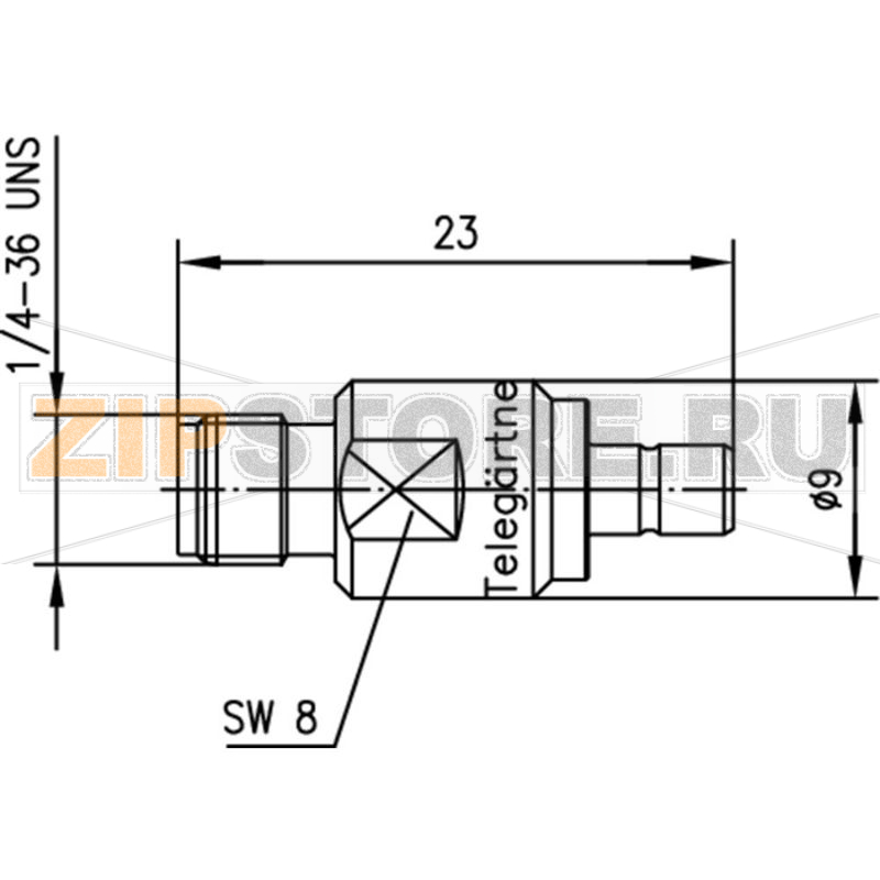 Разъем коаксиальный, гнездо SMA, штекер SMB, 1 шт Telegärtner J01155A0051 