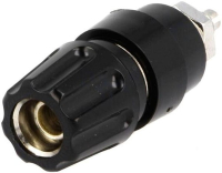 Гнездо 4 мм, 63 А, 60 В/DC, черное Hirschmann PKNI 10 B SW
