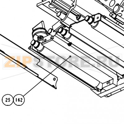 Узел поддержки ролика Datamax A-4408 LH Узел поддержки ролика Datamax A-4408 LH (только для моделей 4” с этикеткой без полдожки)Запчасть на сборочном чертеже под номером: 25Название запчасти Datamax на английском языке: Linerless Models only: BLOCK SUPPORT PLATEN 4" 