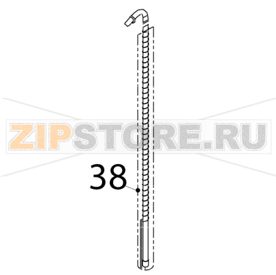 Insulation tube Hoshizaki IM-65NE-25 Insulation tube Hoshizaki IM-65NE-25Запчасть на деталировке под номером: 38
