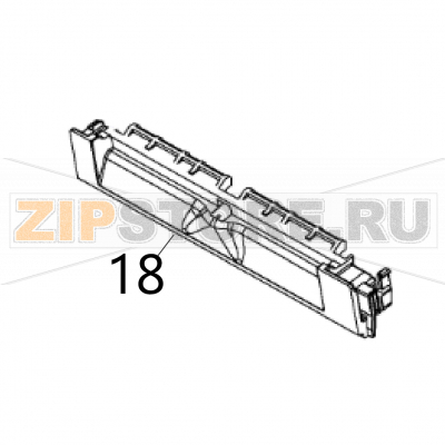 Front cover Sato FX3-LX Front cover Sato FX3-LXЗапчасть на деталировке под номером: 18Название запчасти на английском языке: Front cover Sato FX3-LX.