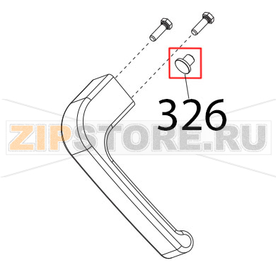 Tappo x piatto D.08, LNR, BS2 Sirman Palladio 300 Tappo x piatto D.08, LNR, BS2 Sirman Palladio 300Запчасть на деталировке под номером: 326