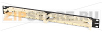 Hyperline 110C-19-100P-1U 100 парная кросс-панель 110 типа, 19'' 1U (без модулей)