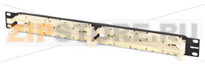 Hyperline 110C-19-100P-1U 100 парная кросс-панель 110 типа, 19&#039;&#039; 1U (без модулей) 